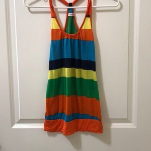 Body Central multicolor striped tank - small